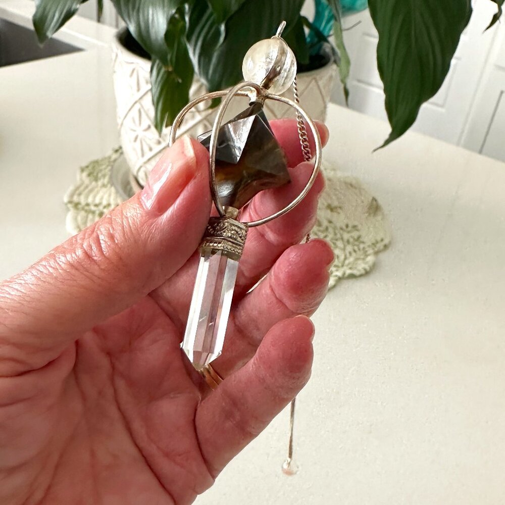 Meditation Crystal with Tigers Eye Star